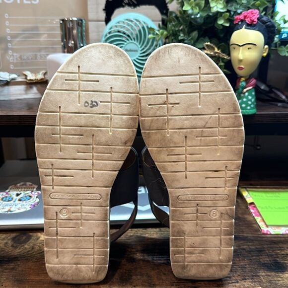 Adrienne Vittadini Blue Strappy Platform Sandal‎ size 8 - Picture 7 of 8